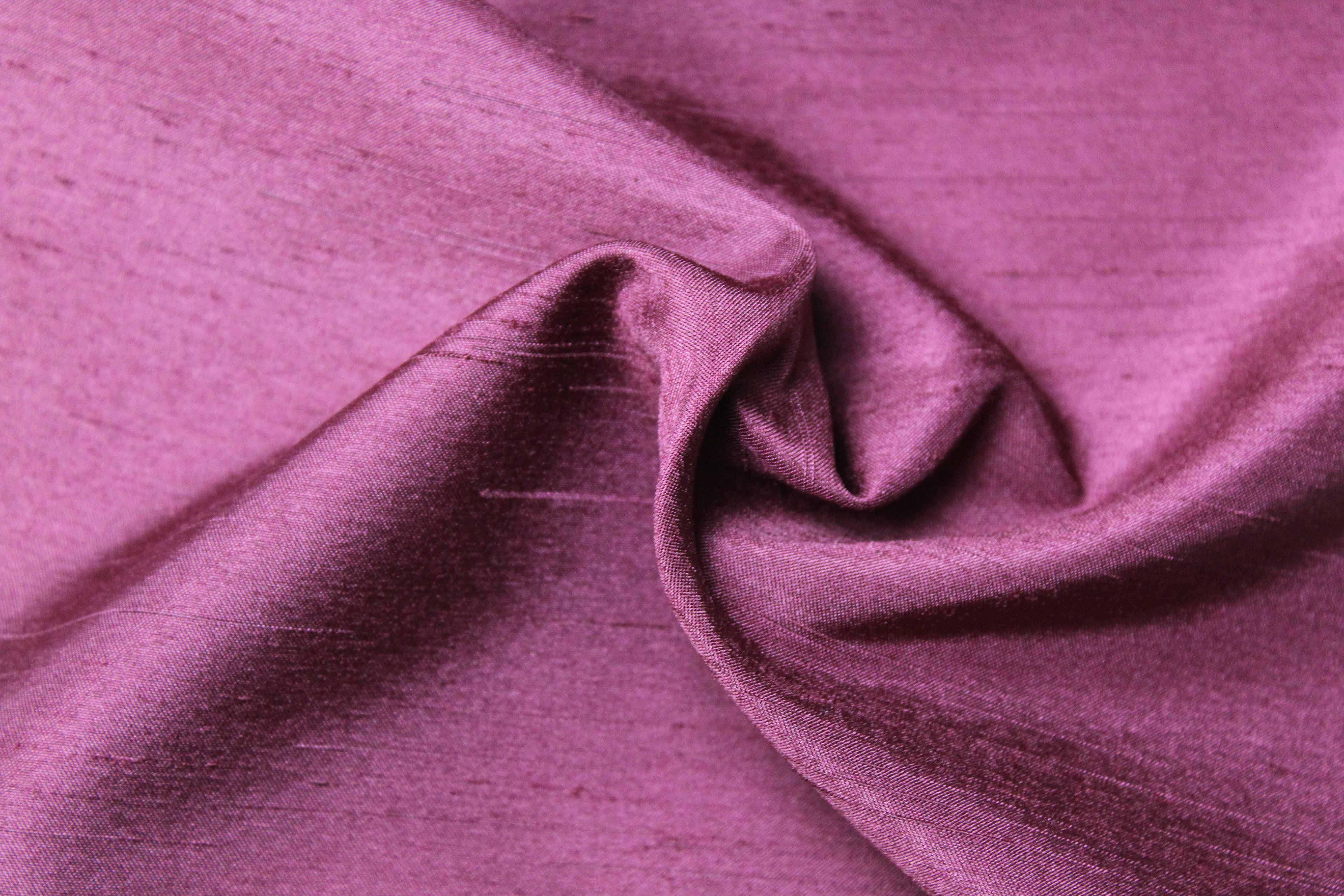 SATIN BACK SHANTUNG - DK WINE